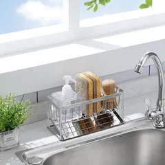 Giá Để Đồ Rửa Chén Bát  inox 304 chống rỉ Kệ Đựng Đồ Bồn Rửa Bát Tiện Lợi Kèm Khay Hứng Nước