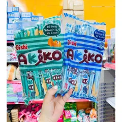 Bánh que akiko Oishi vị sữa hoăc cafe moka