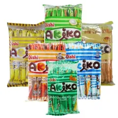 Bánh que akiko Oishi vị sữa hoăc cafe moka