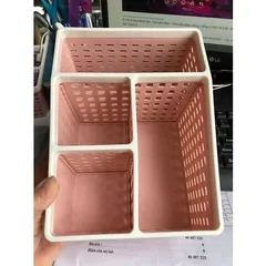 Kệ đựng mỹ phẩm, điều khiển Đa Năng Việt Nhật (5688) Cỡ to 4 ngăn