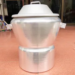 Chõ đồ xôi - nồi hấp 2 tầng dày dặn loại 1kg, 2kg