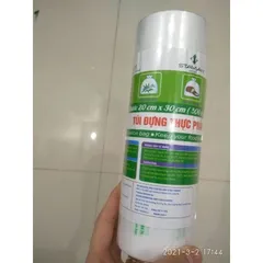 Túi Đựng Thực Phẩm Tự Hủy Sinh Học 25cm x 35cm(500gr/cuộn). An toàn cho người dùng - Bảo vệ môi trường