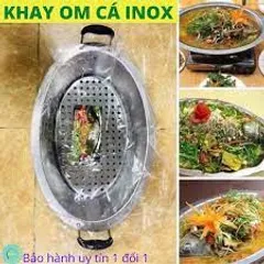 Nồi, Khay cá chép om dưa, nấu lẩu hấp loại to tiện lợi, dụng cụ có tay cầm chống nóng