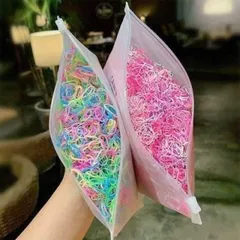 Túi chun buộc tóc đủ màu cho bé gái 1000 sợi mềm không đau tóc
