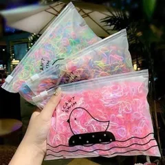 Túi chun buộc tóc đủ màu cho bé gái 1000 sợi mềm không đau tóc