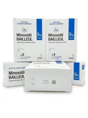 Xịt hỗ trợ mọc tóc Minoxidil Bailleul 5% Pháp 3 chai x 60ml
