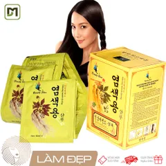 Gội đen tóc phủ bạc nhân sâm hộp 10 gói chính hãng 860925