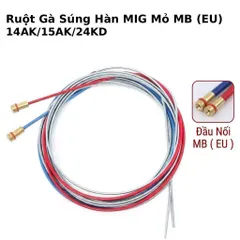 Ruột Gà Mỏ Hàn MIG 14AK/15AK/24KD Đầu Kết Nối MB (EU) - Dài 3M,5M