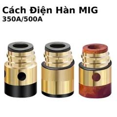 Cách Điện Mỏ Hàn MIG 350A/500A - Ren Đồng, Toàn Bộ Bằng Đồng