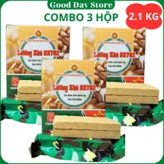 COMBO 3 HỘP Lương Khô BB702 Thơm Ngon Gọn Nhẹ ,Tiện Lợi Bữa Phụ,Dự Trữ Trong Nhà Mùa Mưa Bão