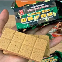 Lương Khô Bộ Binh BB702 , Lương Khô Quân Đội Vị Bùi Thơm,ít Ngọt ,Giàu Năng Lượng,Tiện Mang Theo