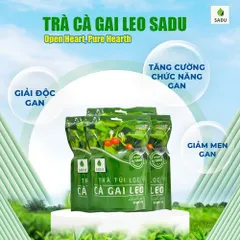 Trà Túi Lọc Cà Gai Leo Nguyên Chất Sadu 250g , Trà Thảo Mộc Hỗ Trợ Bảo Vệ Gan,Thanh Lọc Cơ Thể