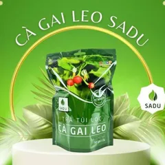 Trà Túi Lọc Cà Gai Leo Nguyên Chất Sadu 250g , Trà Thảo Mộc Hỗ Trợ Bảo Vệ Gan,Thanh Lọc Cơ Thể