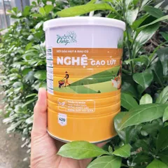 Bột Nghệ Gạo Lứt 420gram - Bột Ngũ Cốc Đậu Hạt Rau Củ Thuần Chay