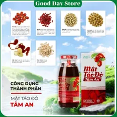 Mật Táo Đỏ Tâm An 250ml Bổ Dưỡng Từ Thiên Nhiên, Dễ Uống