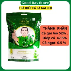 Trà DIẾP CÁ cà gai leo Sadu, Trà túi lọc dễ sử dụng giúp thanh lọc cơ thể