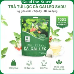 Trà mát gan cà gai leo Sadu NGUYÊN CHẤT,1 túi 250 gram gồm 50 túi lọc