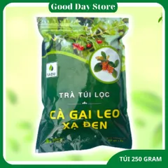Trà cà gai leo xạ đen sadu gói 250g, Hỗ Trợ Thanh Lọc, Mát Gan, Giảm Mỡ Máu