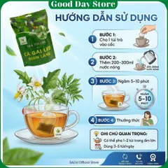 Trà Cà Gai Leo Đinh Lăng SADU 250g | Trà Thảo Mộc Túi Lọc 50 Gói Dễ Pha Tiện Mang Theo