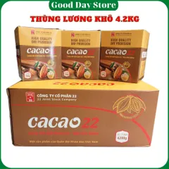 THÙNG 6 Hộp Lương Khô Cacao 22 Chính Hãng / Lương Khô Quân Đội Vị Cacao thơm ngon
