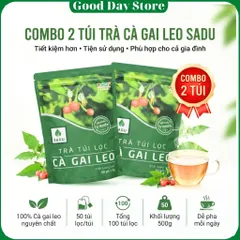 500 GRAM Trà cà gai leo Sadu NGUYÊN CHẤT,Trà túi lọc tiện lợi khi sử dụng