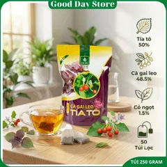 Trà TÍA TÔ cà gai leo Sadu bịch 250gram,Thảo Mộc Tự Nhiên, Dễ Pha Dễ Uống Hàng Ngày