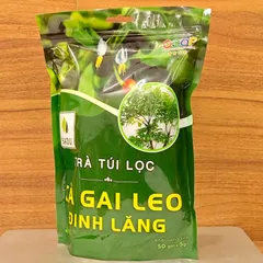 COMBO 2 TÚI Trà Túi Lọc SADU Cà Gai Leo Đinh Lăng 250g | Hộp 50 Túi Lọc Thảo Mộc Thiên Nhiên