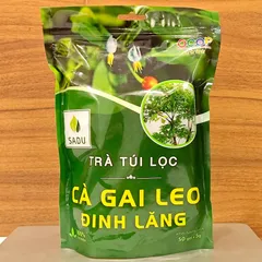 COMBO 2 TÚI Trà Túi Lọc SADU Cà Gai Leo Đinh Lăng 250g | Hộp 50 Túi Lọc Thảo Mộc Thiên Nhiên