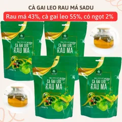 1KG Trà Túi Lọc Cà Gai Leo Rau Má SADU 50 Túi - Thanh Nhiệt, Giải Độc, Mát Gan