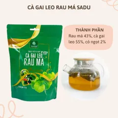 1KG Trà Túi Lọc Cà Gai Leo Rau Má SADU 50 Túi - Thanh Nhiệt, Giải Độc, Mát Gan