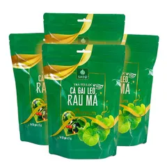 1KG Trà Túi Lọc Cà Gai Leo Rau Má SADU 50 Túi - Thanh Nhiệt, Giải Độc, Mát Gan