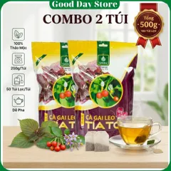 500 GRAM Trà cà gai leo TÍA TÔ Sadu ,Trà dạng túi lọc tiện lợi khi sử dụng hàng ngày