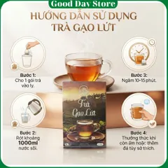 Trà gạo lứt Tây Nguyên Food - Việt Nam thanh lọc cơ thể hộp 500g