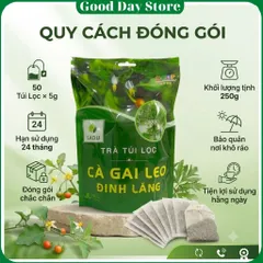 COMBO 4 TÚI Trà Cà Gai Leo Đinh Lăng SADU Túi Lọc | Trà Túi Lọc Thảo Mộc Dễ Pha Dùng Hằng Ngày
