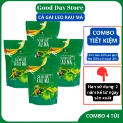 Trà Cà Gai Leo Rau Má SADU 50 Túi Lọc Hỗ Trợ Thanh Nhiệt Thảo Mộc Tự Nhiên
