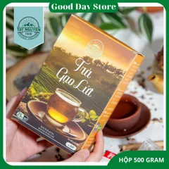 COMBO 2 HỘP Trà Gạo Lứt Tây Nguyên Food Thanh Lọc Cơ thể,Mát Gan,Ngủ Ngon,Thơm Ngon,Dễ Dùng
