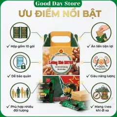 Lương khô BB702 thơm ngon, bổ dưỡng dùng để ăn sáng,ăn bữa phụ,ăn trước khi vận động,no lâu