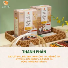 Trà Gạo Lứt Đông Trùng Hạ Thảo Quê Việt Thành Phần Tự Nhiên Túi Lọc Dùng Mỗi Ngày Tốt Cho Sức Khỏe