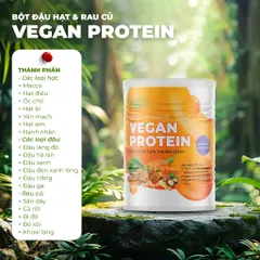 VEGAN PROTEIN 420g - Bột Ngũ Cốc Đậu Hạt Rau Củ Không Đậu Nành