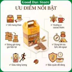 Lương Khô Cacao 22 Chính Hãng 700g / Giàu Năng Lượng,Tiện Lợi Khi Đi Du Lịch,Dã Ngoại,Dự Trữ Đồ Ăn