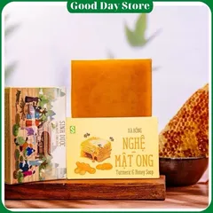 Xà Bông Sinh Dược Mật Ong Nghệ 100% Thiên Nhiên – Làm Sạch Dịu Nhẹ, Dưỡng Ẩm Cho Làn Da Mềm Mịn
