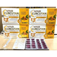 Nano Curcutan Nano Curcumin Gold – Hỗ Trợ Chăm Sóc Dạ Dày, Tá Tràng, Giảm Khó Chịu Do Trào Ngược, Bảo Vệ Niêm Mạc Dạ Dày