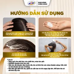 [HÀNG MỚI] Dầu Gội Phủ Bạc Thảo Dược NEZHA - Nhuộm Đen Tự Nhiên, Giữ Màu Lâu, Dịu Nhẹ Không Gây Khó Chịu Da Đầu