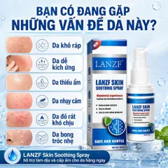 Xịt Làm Dịu Da LANZF Skin Soothing Spray Cấp Ẩm Nhẹ, Hỗ Trợ Da Khô Ráp Nhạy Cảm Dùng Hàng Ngày