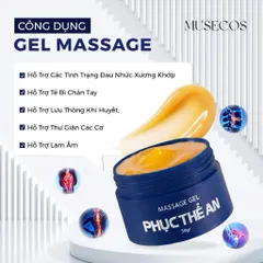 GEL MASSAGE XƯƠNG KHỚP PHỤC THỂ AN HỖ TRỢ VÀ GIẢM ĐAU NHỨC XƯƠNG KHỚP HIỆU QUẢ HỘP 50 g