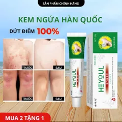 Kem Bôi Da Liễu Heyoul Hàn Quốc, Hỗ Trợ Giảm Ngứa Da Á Sừng Tổ Đỉa, Làm Dịu Da Nhạy Cảm 20g