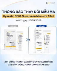 Kem Chống Nắng Hyaestic Skin Fusion SF64 Sun And Pollution Protector SPF50+ 10ml