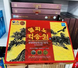 Tinh Dầu Thông Đỏ Hàn Quốc DEL PINO JOEK SONG WON Hộp 180 Viên