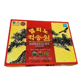 Tinh Dầu Thông Đỏ Hàn Quốc DEL PINO JOEK SONG WON Hộp 180 Viên