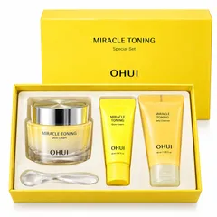 Set kem dưỡng da căng bóng Ohui Miracle Toning Cream Glow Cream Special